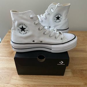 Converse High Top Lift Size 6.5 Worn Once